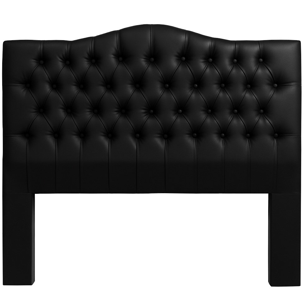 Cabeceira Casal Berlim Preto - R.A ESTOFADOS - Imagem 2