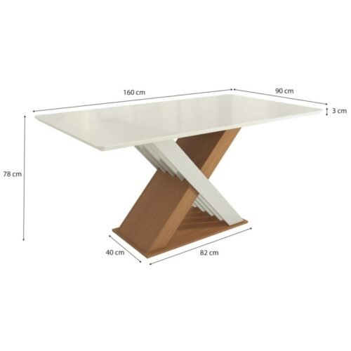 Alternative view of Mesa Graviola BA29 160 Canela/Off White - KAPPESBERG