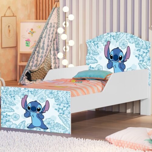 Mini Cama Juvenil Lívia (Menina/Menino) Stitch 4041118 - MADEC MÓVEIS