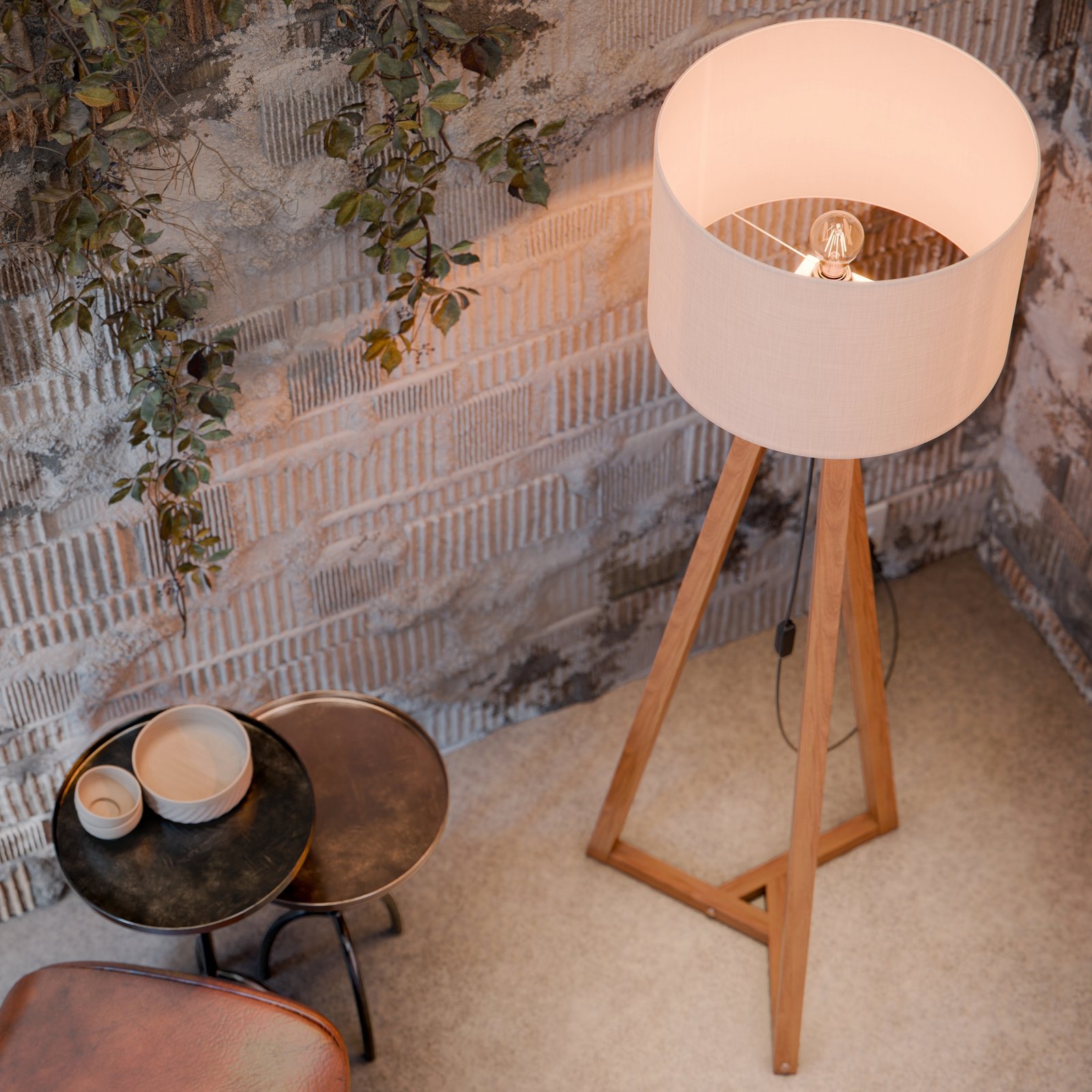 Luminaria Classic Off White/Nature - TEBARROT DO BRASIL - Imagem 2