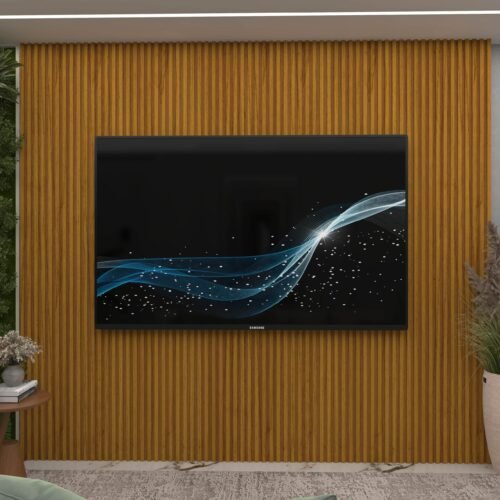 Alternative view of Painel até 85" Supremo Ripado 218 Naturale - GELIUS