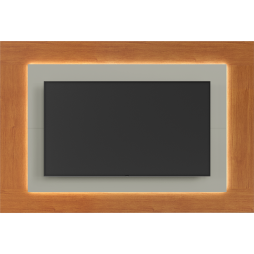 Alternative view of Painel até 58" Atenas 1,80 m Naturale/Off White - MAVAULAR