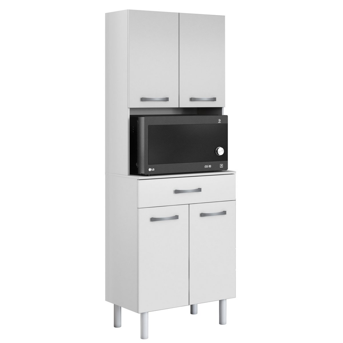 Paneleiro/Kit Cozinha 4P1G Balli Branco - ARAMOVEIS - Imagem 4