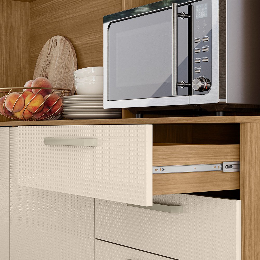 Kit Cozinha Ferrara Plus 1,80 m Freijó/Soft - KIT'S PARANÁ - Imagem 4