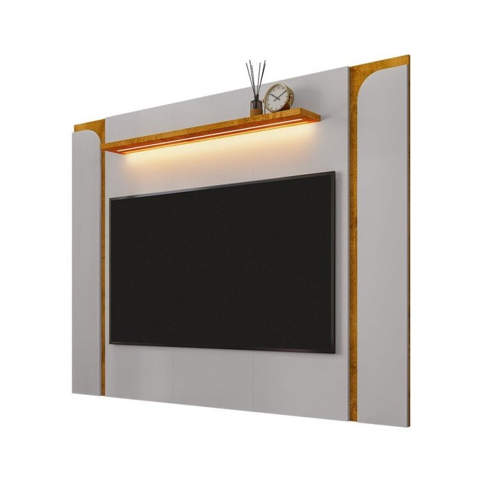 Painel até 75" Maresias Off White/Naturale - BECHARA - Imagem 3