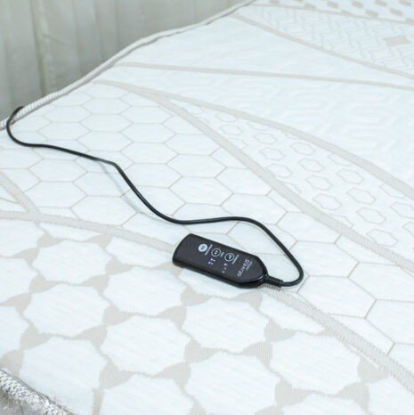 Alternative view of Colchão Casal Massageador Titan/Thor 34 cm D28 Molas Ensacadas + Base Box Simples Corino Branco – VIERO + BIOSTAR