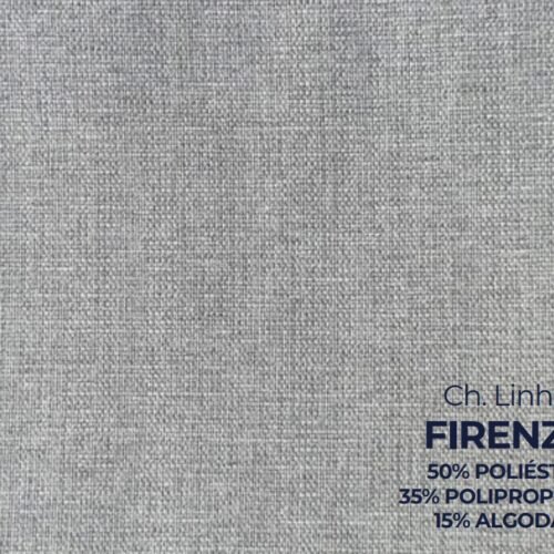 Alternative view of Sofa Living Ref.022 2,20 m Chenile Linho Cinza Firenze - RONDOMOVEIS