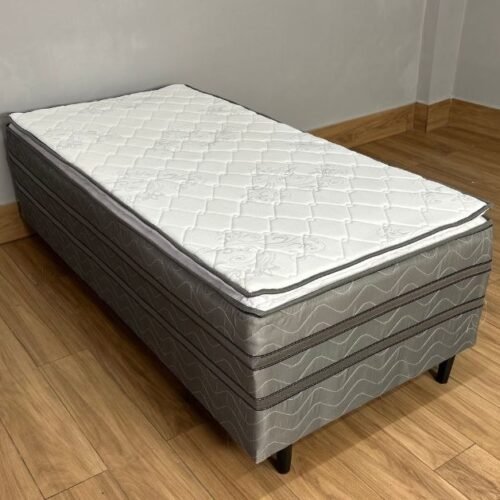 Cama Box Solteiro Prestige com Pillow Top D28 - ECOTEC