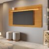 Painel até 70" Cristal Cinamomo - JCM MOVELARIA