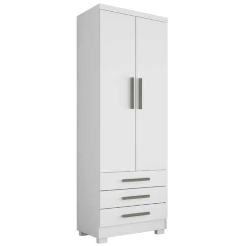 Alternative view of Guarda-Roupa Floripa 0,61 m Branco - RUDRACK