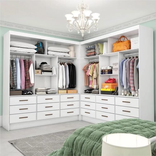 Closet Sevilha 1,62 m x 1,62 m Branco – CARIOCA MÓVEIS