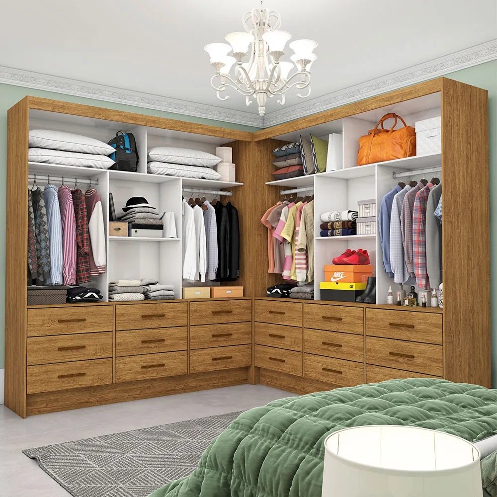 Closet Sevilha 1,62 m x 1,62 m Cinamomo – CARIOCA MÓVEIS