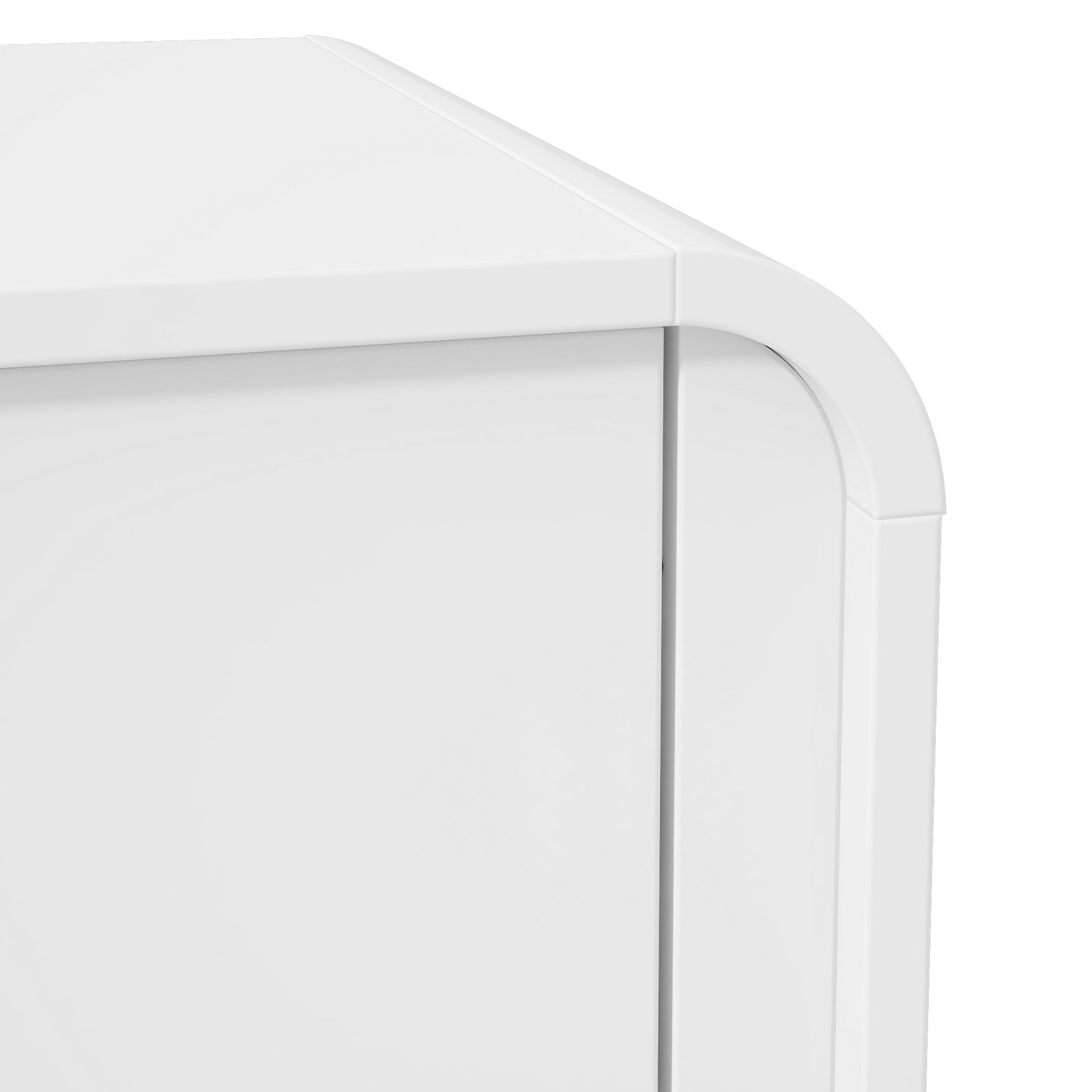 Mesa de Cabeceira Loop Branco - LOPAS - Imagem 4