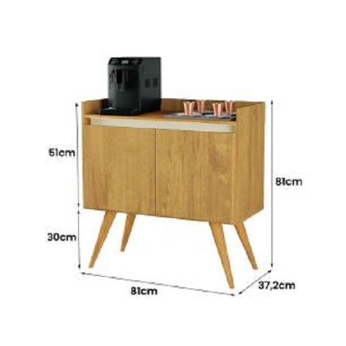 Buffet 2 Portas Gold Mel/Perola - MOVEIS PRIMUS - Imagem 3
