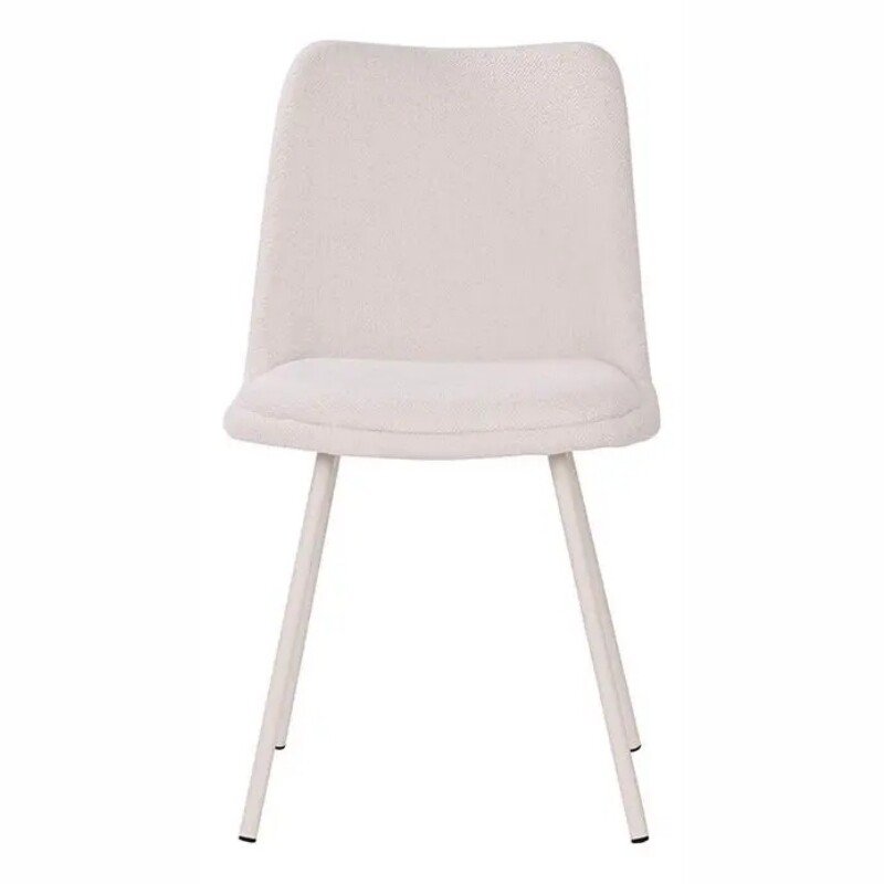 Cadeira Selene Bouclé Off White Base Areia - Rivatti - Imagem 2