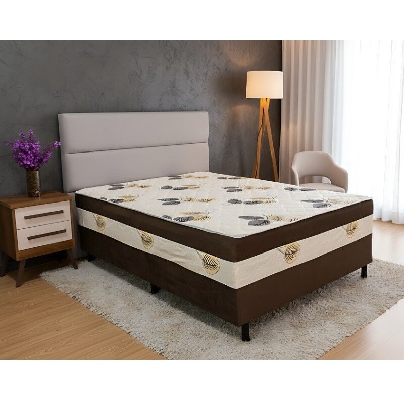 Unibox Casal Ortopédico Marrom Nosso Sonho - 138x188x60 cm - Imagem 3