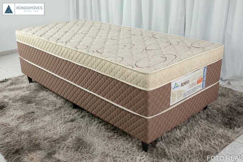 Unibox Solteiro Ortopédico Rondoconfort Rondomóveis - 88x188x60 cm