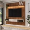 Painel até 75" Belluno Cinamomo/Off White - ARTELY