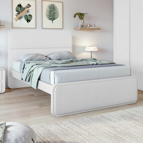 Cama Casal Loop Branco - LOPAS