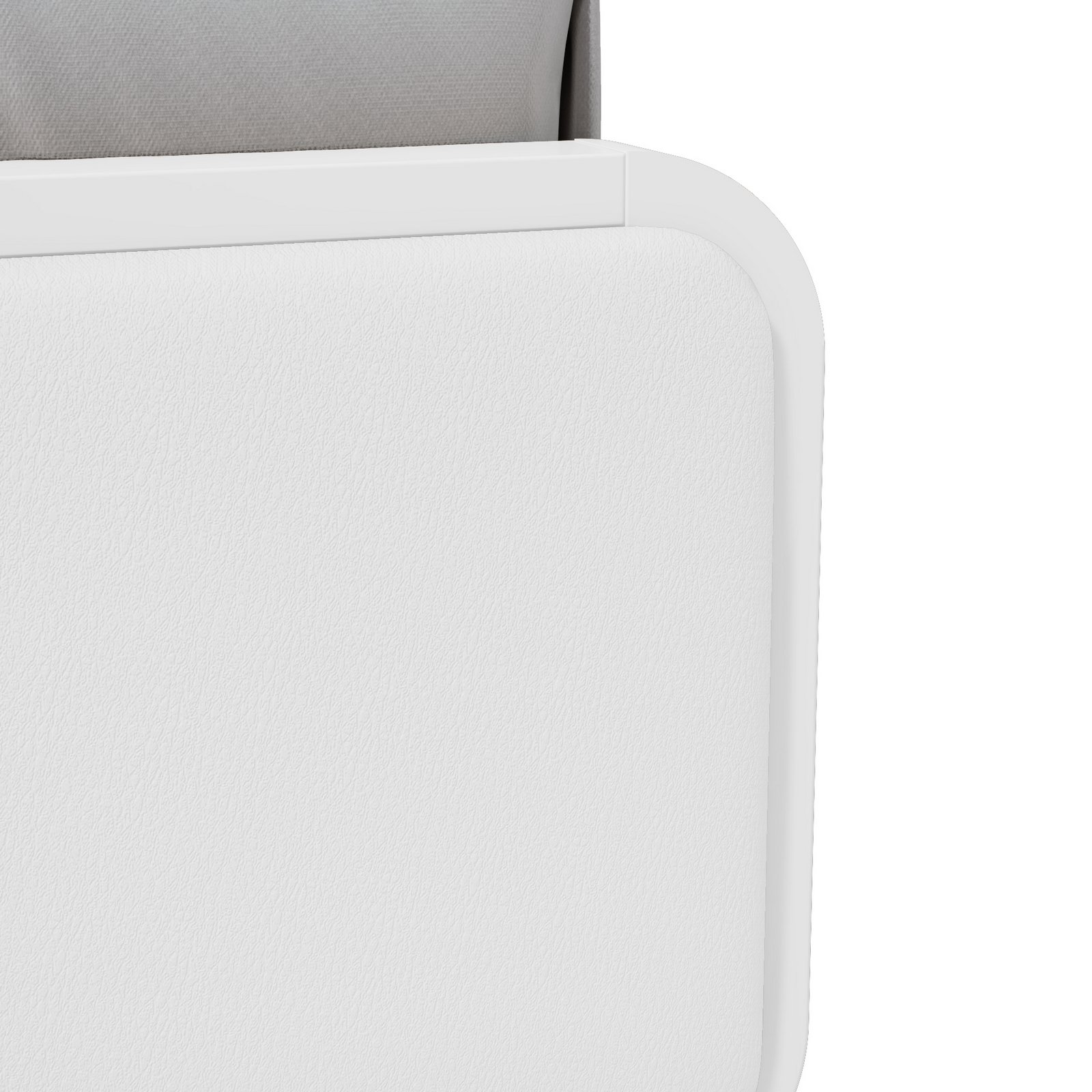 Cama Solteiro Loop Branco - LOPAS - Imagem 5