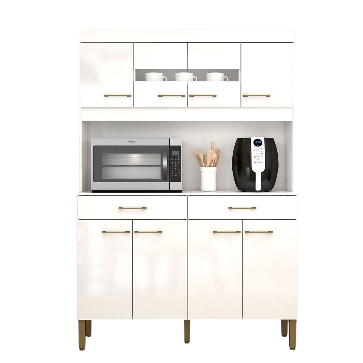 Kit Cozinha Laura K120 1,20 m Branco - FELLICCI - Imagem 5