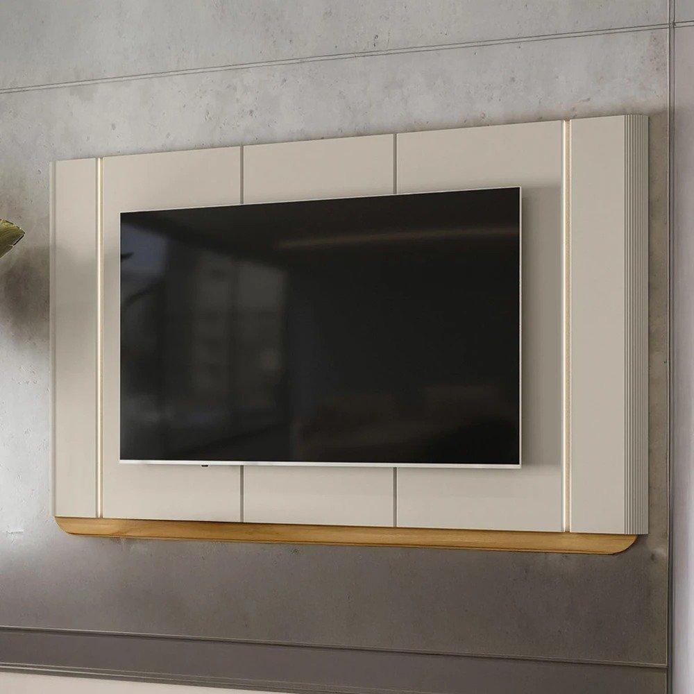 Painel ate 75" Santorini Off White/Tauari Fosco - LINEA BRASIL - Imagem 3