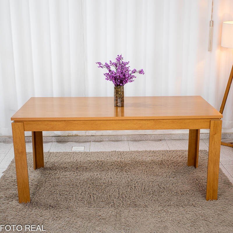 Base Mesa de Jantar Athenas 180x90 Amêndoa Clean - Lopas - Imagem 2