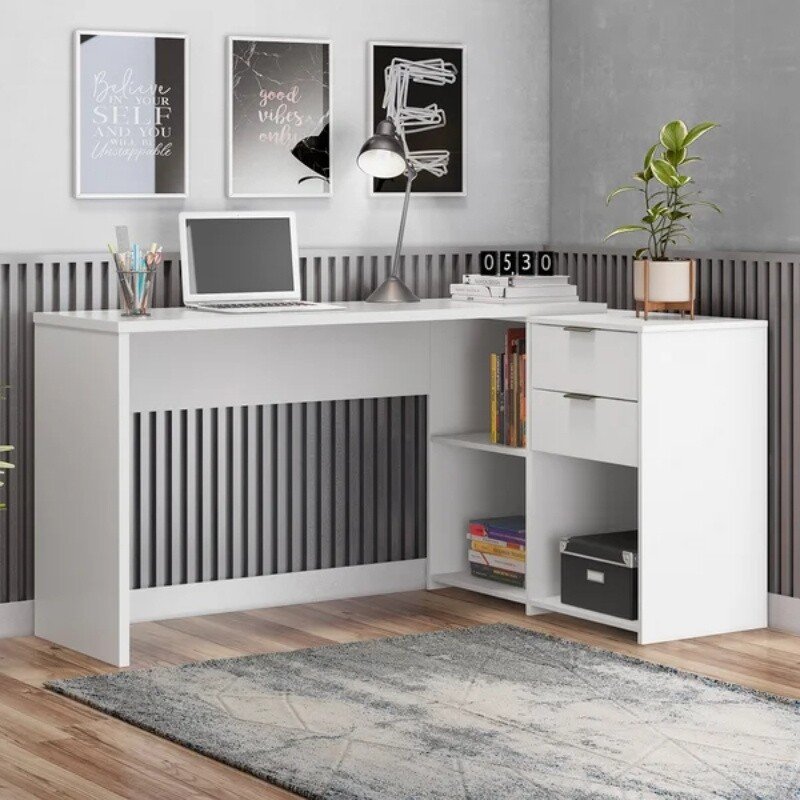 Mesa Office NT 2060 Branco Notável - 2 Opções de Montagem - Imagem 2