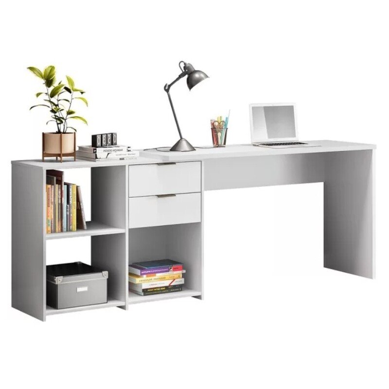 Mesa Office NT 2060 Branco Notável - 2 Opções de Montagem - Imagem 3