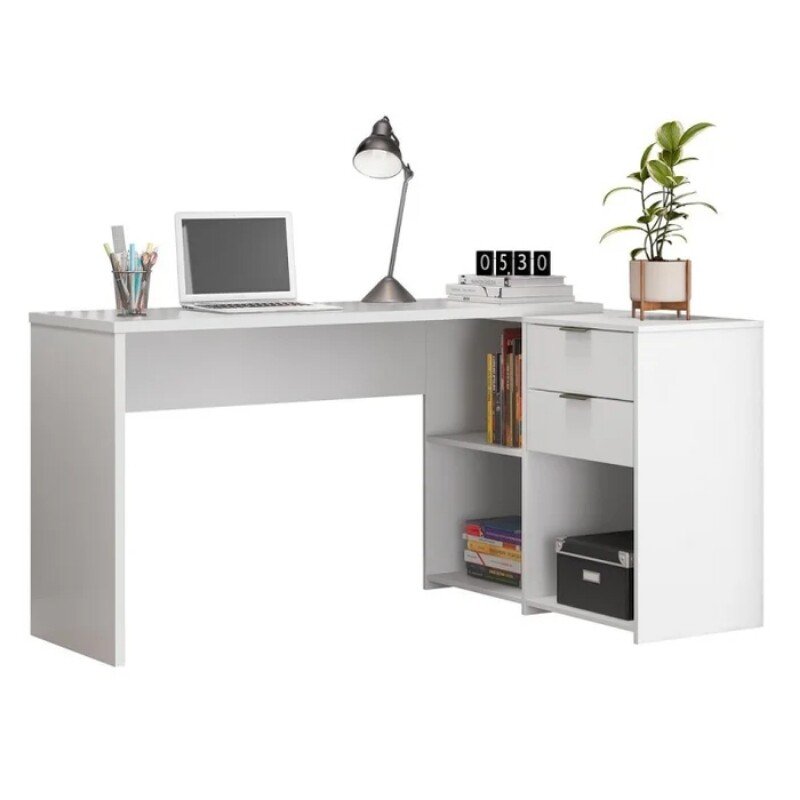 Mesa Office NT 2060 Branco Notável - 2 Opções de Montagem - Imagem 4