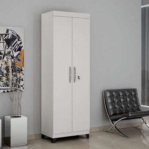 Multiuso 0,63m Asteca Branco 2 Portas - Valdemóveis