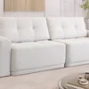 Sofá cama retrátil 242 molas e espuma D33 - 3 em 1 - Rondomóveis