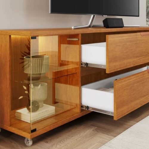 Alternative view of Rack Órion 70" - Cinamomo