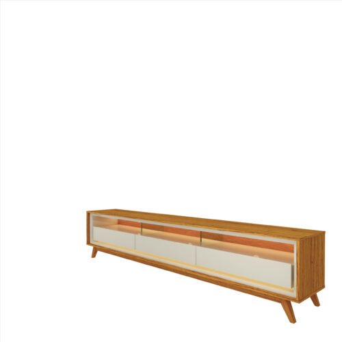 Rack Requinte 75" 2.10m- Naturale/Off White - Imagem 3