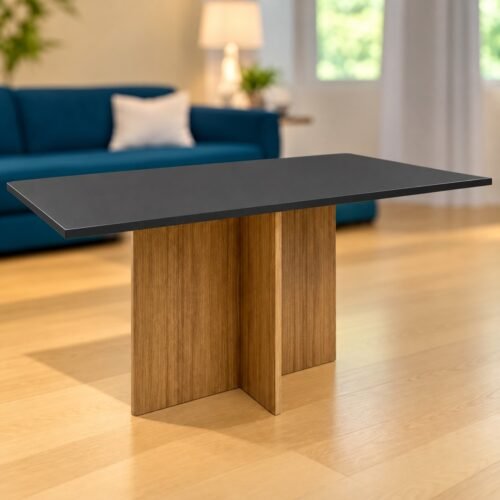 Mesa de Jantar Los Angeles 1.60x0.80 - Cinamomo/Preto