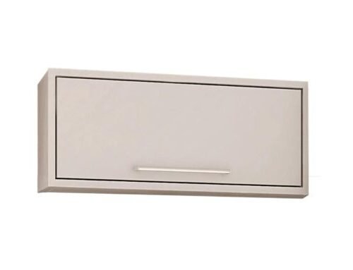 Armário de Cozinha Aéreo Geladeira Paris  - Branco