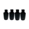 Kit com 4 Pés Plástico Jl Móveis - Preto