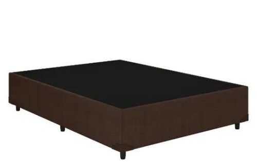 Base Box Silmer Casal Corino Marrom - 138x188x26