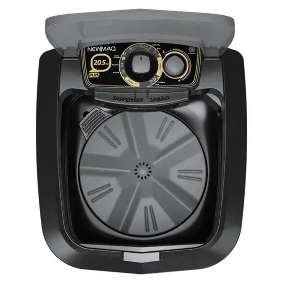 Lavadora Semi-automática 20,5kg Newmaq 127V 60hz - Preto - Imagem 2