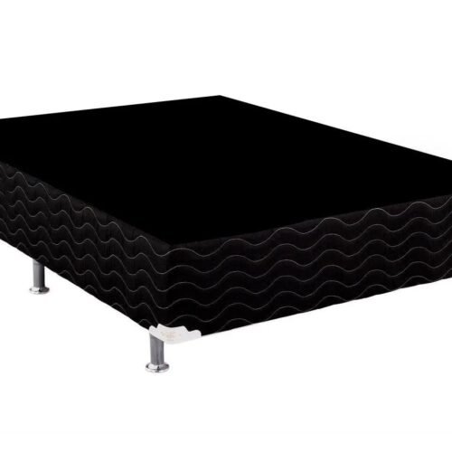 Base Box Pop Ortobom Casal Preto - 138x188x30