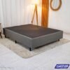 Base Box Casal Universal Linho Grafite 138x188x40 cm - Gazin