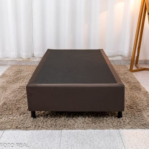 Alternative view of Base Box Solteiro Sued Marrom 88x188x37 - Ortobel