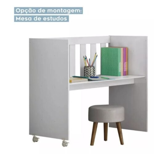 Alternative view of BERCO MULTIFUNCIONAL RUBI COM COLCHAO - BRANCO