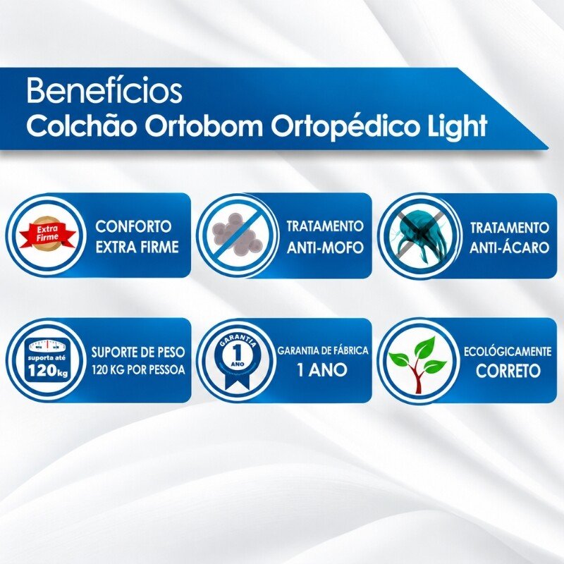 Cama Casal Esmeralda Plus Cinamomo/Off - D Doro + Mesa de Cabeceira New Athos Cinamomo/Off com 2 Gavetas - D Doro + Colchão Casal Ortopédico Light Ortobom 138x188x25 cm | Suporta até 260kg - Imagem 5