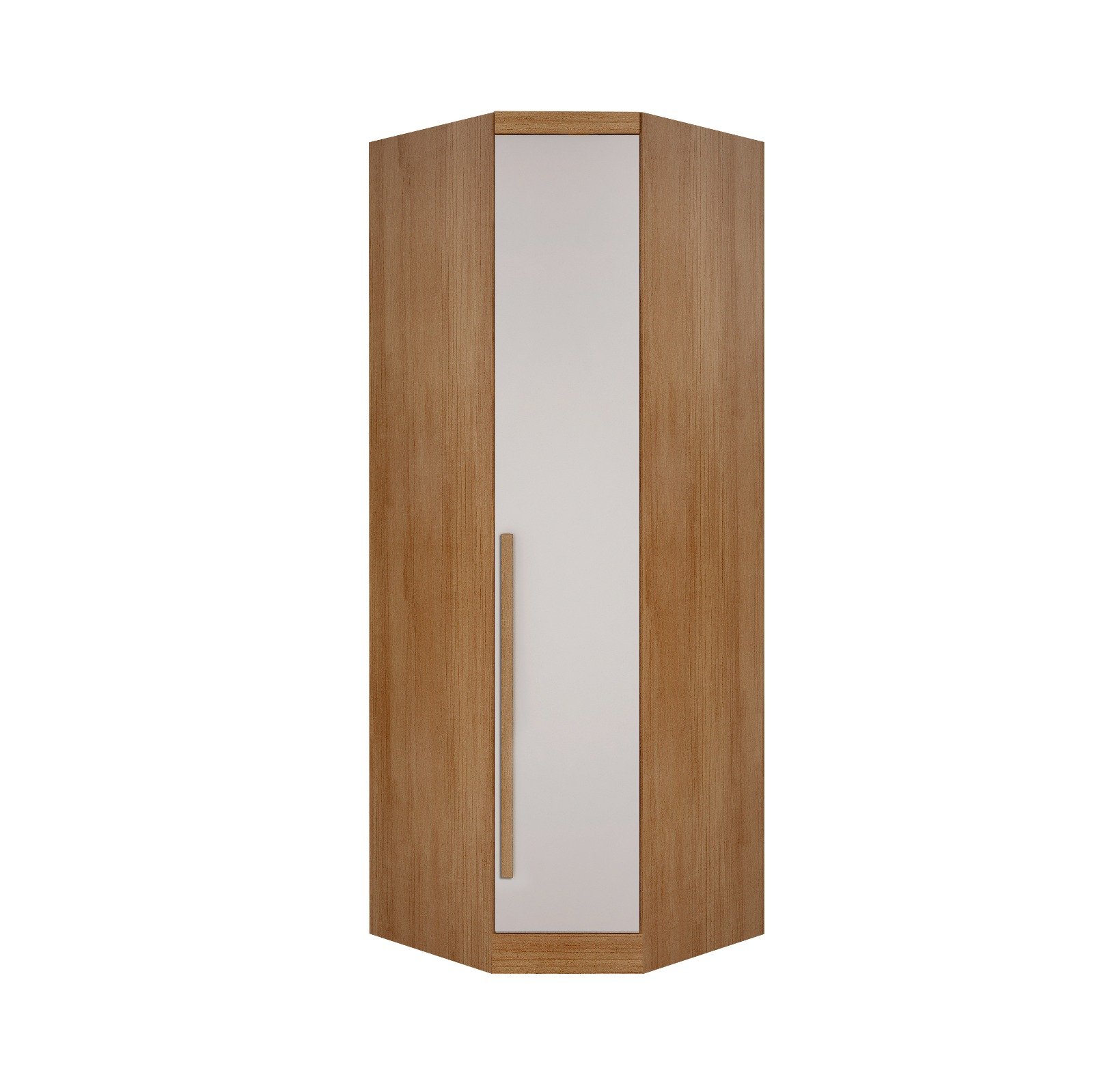 Modulado Rizon Canto Oblíquo 1 Porta 0.83m - Cumaru/Fendi