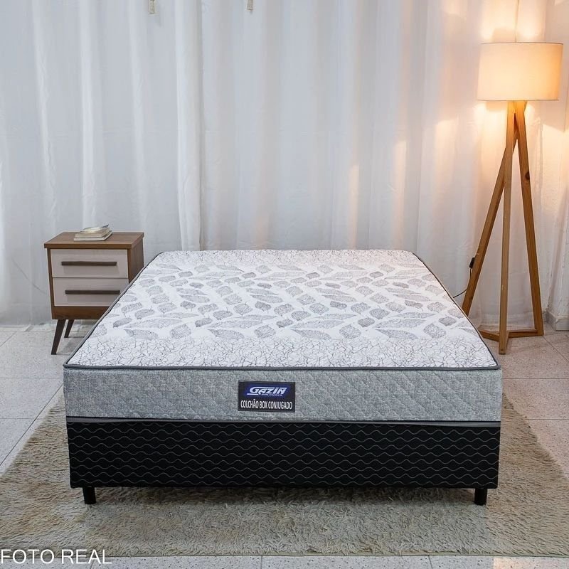 Guarda-roupa Roma 1.77m Cinamomo/Off 6 Portas 2 Gavetas Sallêto + Unibox Casal Supreme Ortopédico 138x188x53 Gazin | Suporta até 220kg - Imagem 7