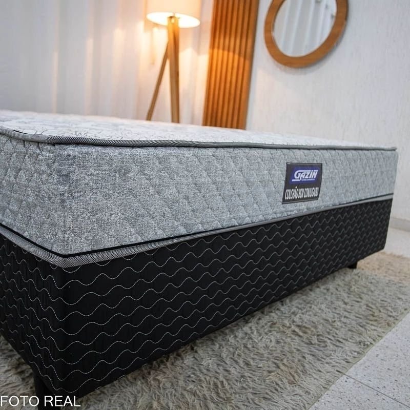 Guarda-roupa Roma 1.77m Cinamomo/Off 6 Portas 2 Gavetas Sallêto + Unibox Casal Supreme Ortopédico 138x188x53 Gazin | Suporta até 220kg - Imagem 8