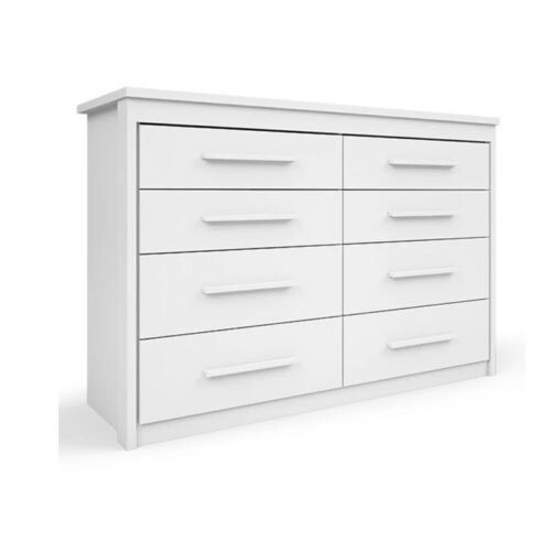 Alternative view of Cômoda 1,35m Elegance 44 Branco 8 Gavetas - Batrol