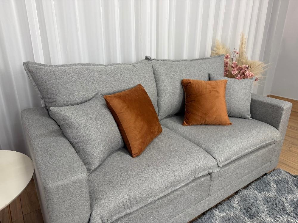Sofá Beirut Living Molas Ensacadas 1.80m - Cinza Linho - Imagem 3