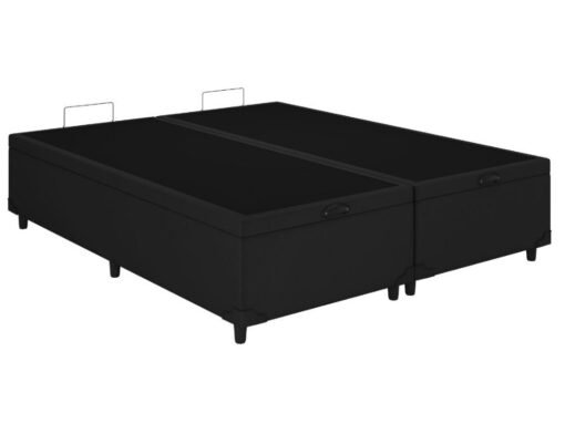 Base Box Baú Classic Queen - Preto Corino - Imagem 2